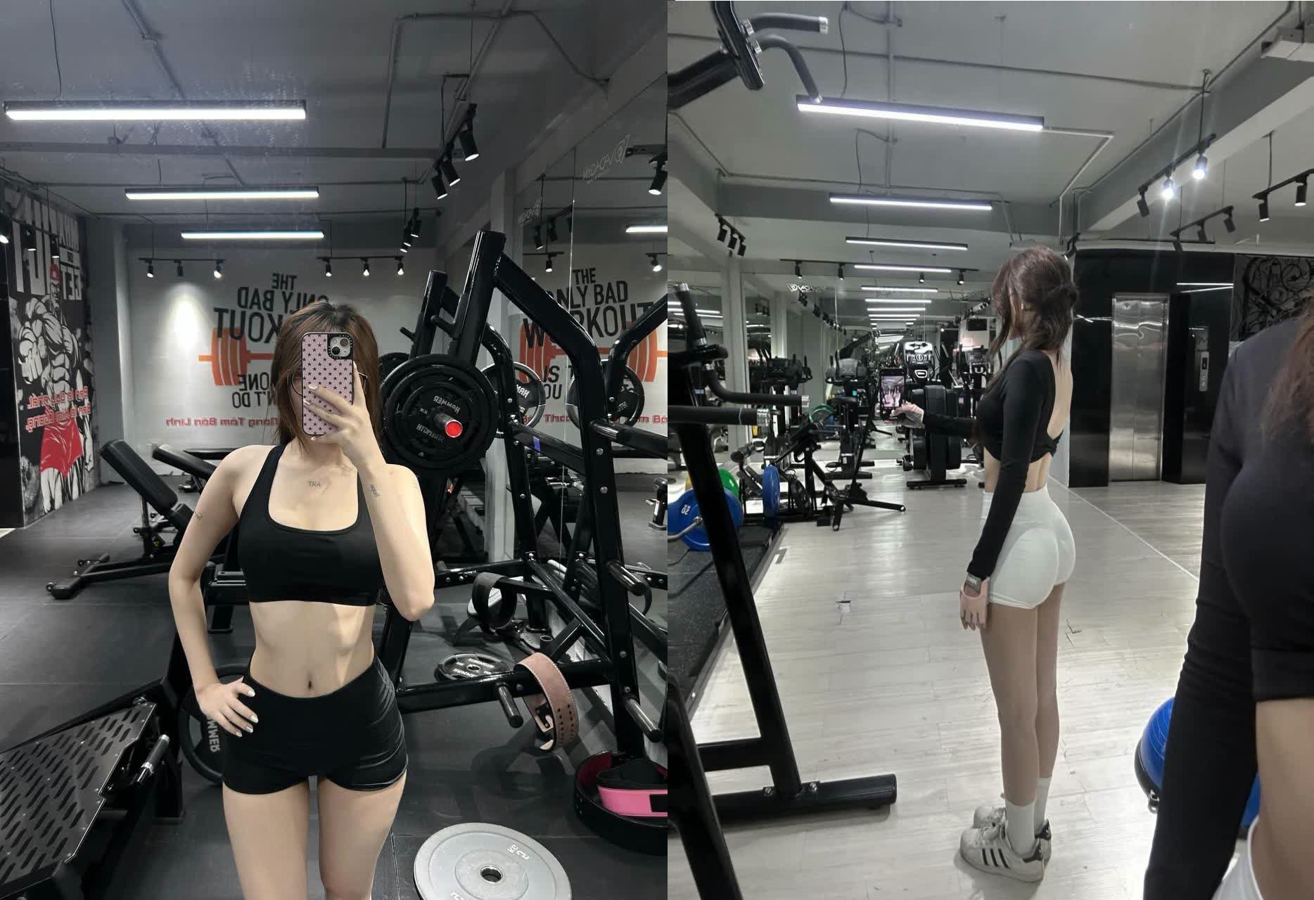 Xem sex some 3P em gymer mông đit căng